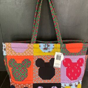 Colorful Patchwork Tote Bag